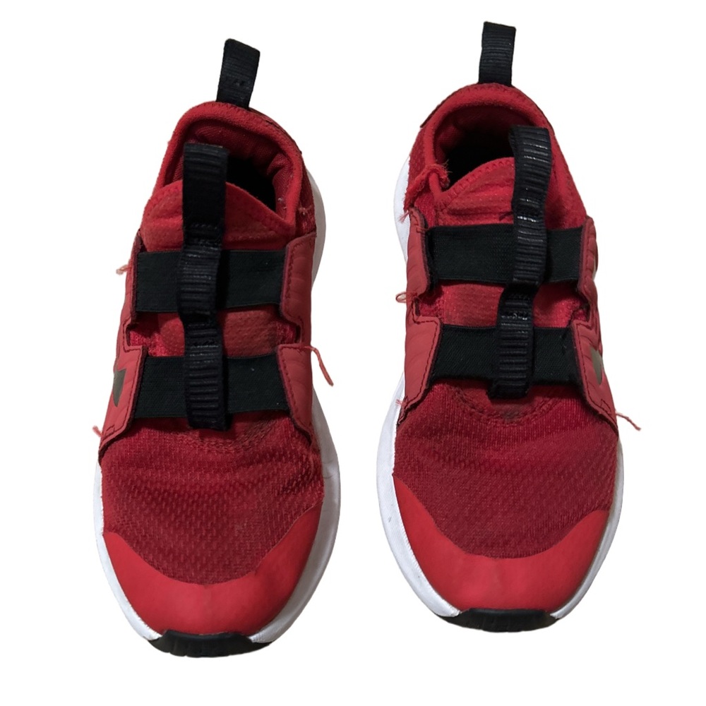Kids Red and Black Under Armour Slip On Shoes Size 5